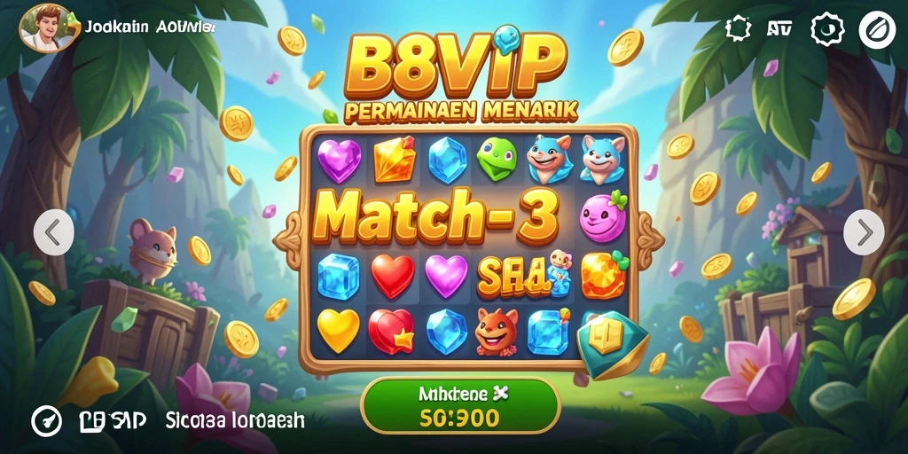 Tampilan menarik dari gameplay B8VIP yang seru dan menantang.