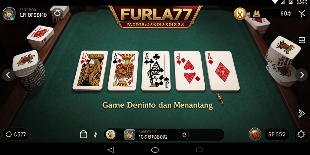 Tampilan menarik dalam gameplay Domino FURLA77