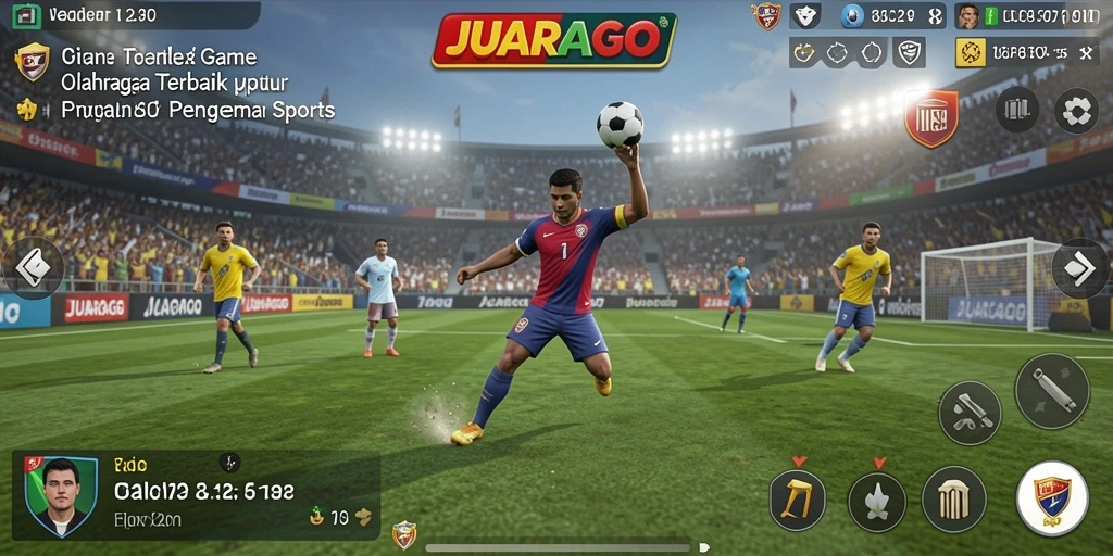 Tampilan menarik dari gameplay JUARAGO yang seru dan interaktif.