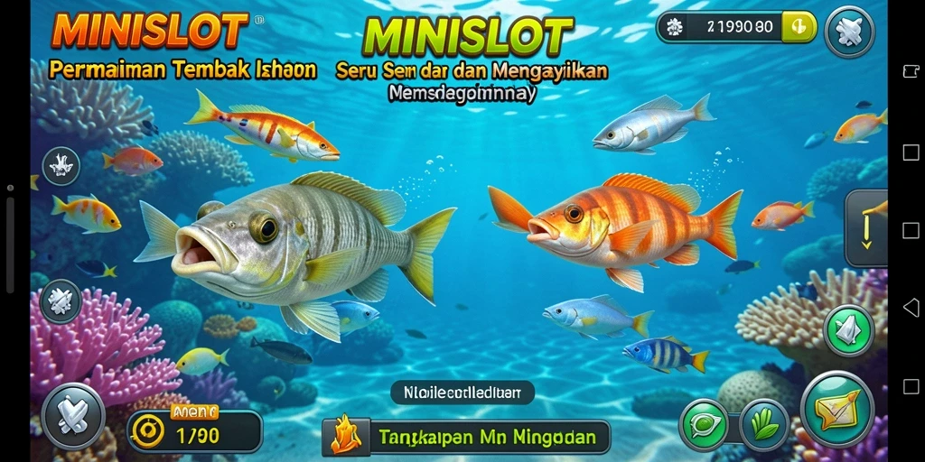 Screenshot gameplay menampilkan aksi seru Tembak Ikan.
