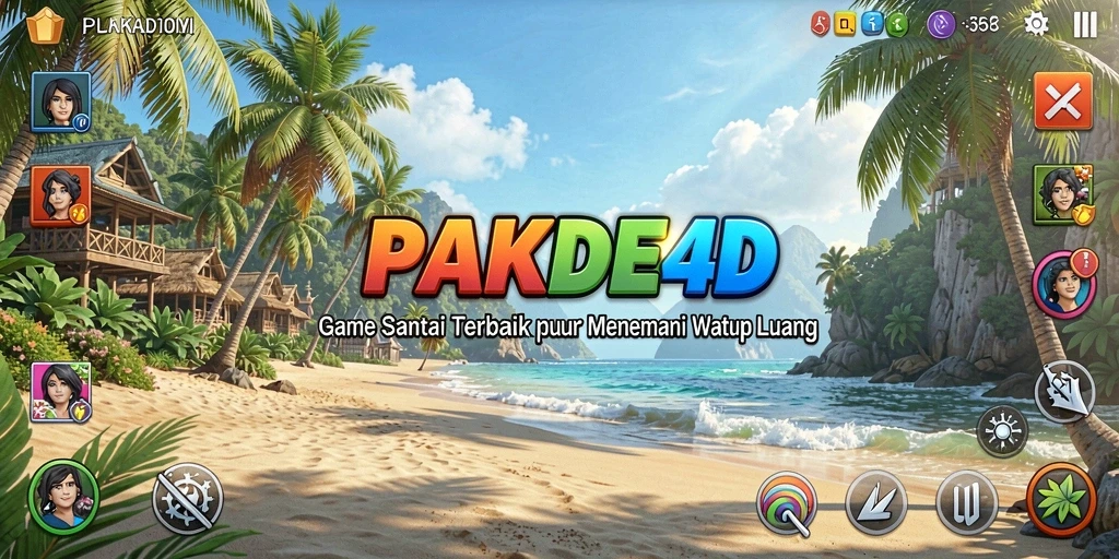Tampilan menarik dan menyenangkan dari gameplay PAKDE4D.
