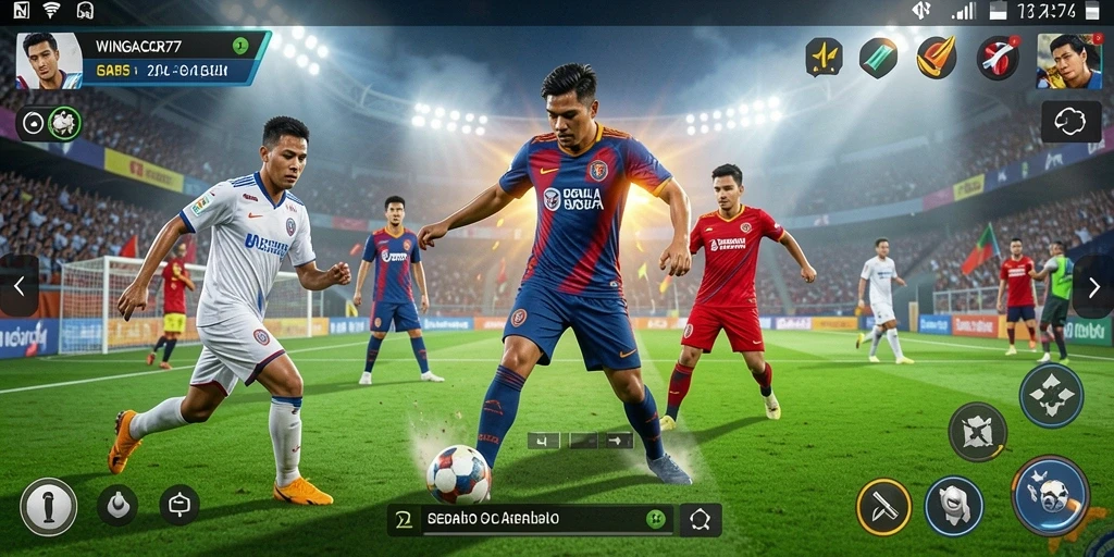 Gameplay menarik di WINGACOR77 dengan grafis sepak bola yang memukau.